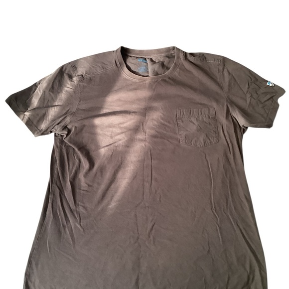 Kuhl Brown Short Sleeve Tee Classic Crew Neck size(L) - Picture 1 of 4